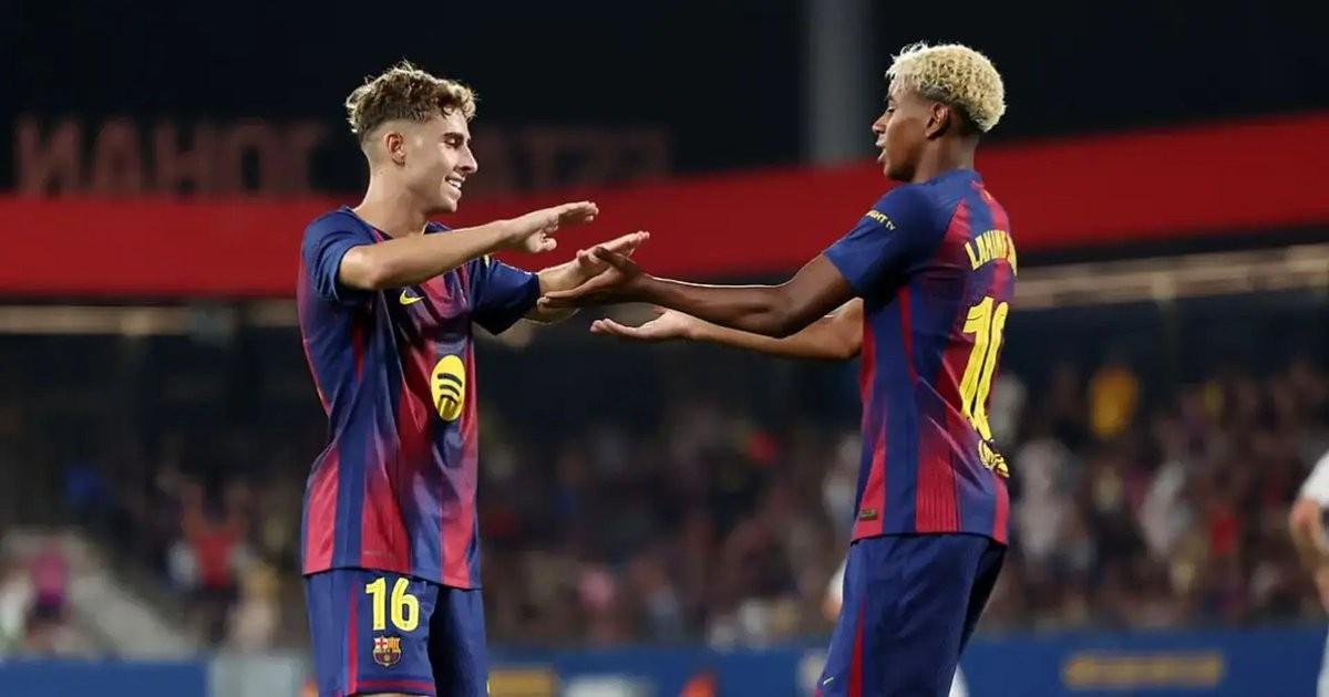 法甲直播-继亚马尔后，费尔明是本赛季第二位进球助攻均上双的西甲球员